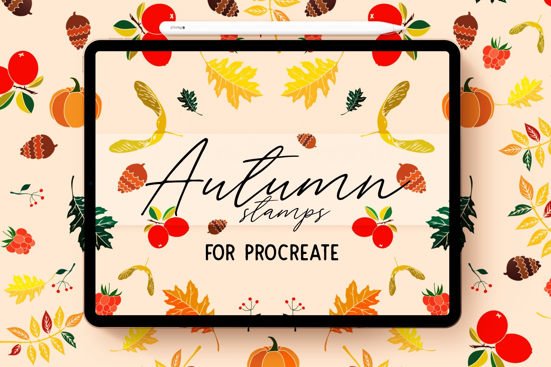 Autumn Procreate Stamp Brushes
