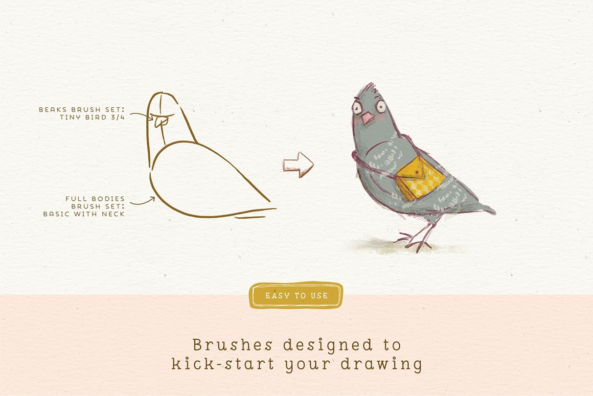 Character Drawing Toolkit - Bird Edition