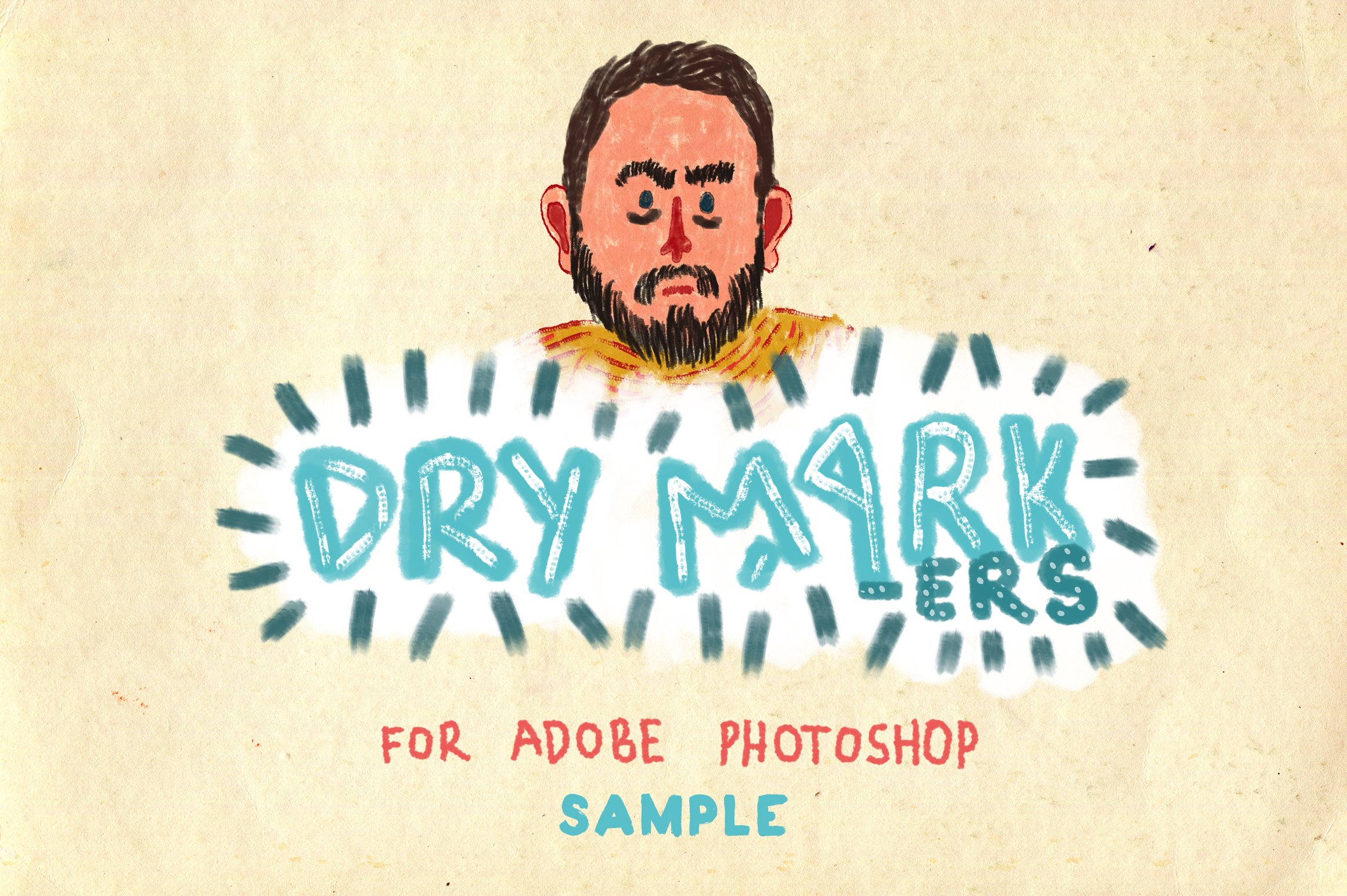 HOMwork Freebie: 68 Dry Markers Photoshop Brushes