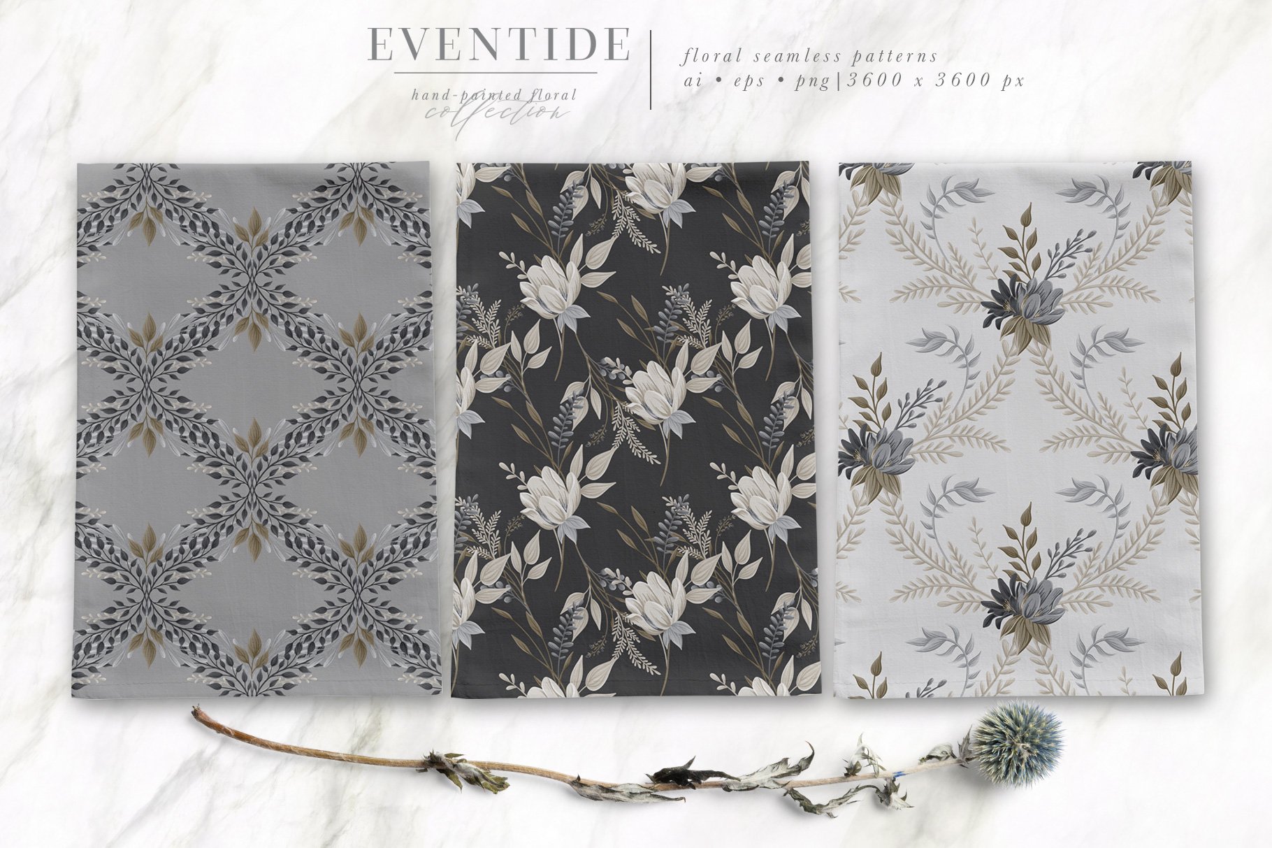 Eventide - Hand-painted Floral Collection