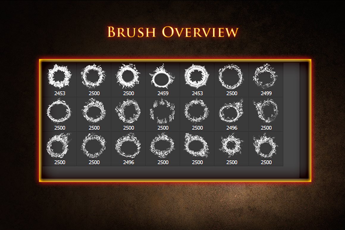 21 Ring Of Fire Brushes