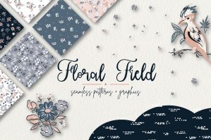 Floral Field - Patterns & Graphics
