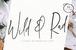 Wild & Rad Handwritten Script