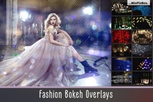 Fashion Bokeh Photo Overlays
