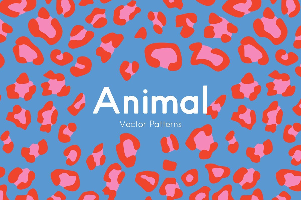 Animal Print Vector Patterns