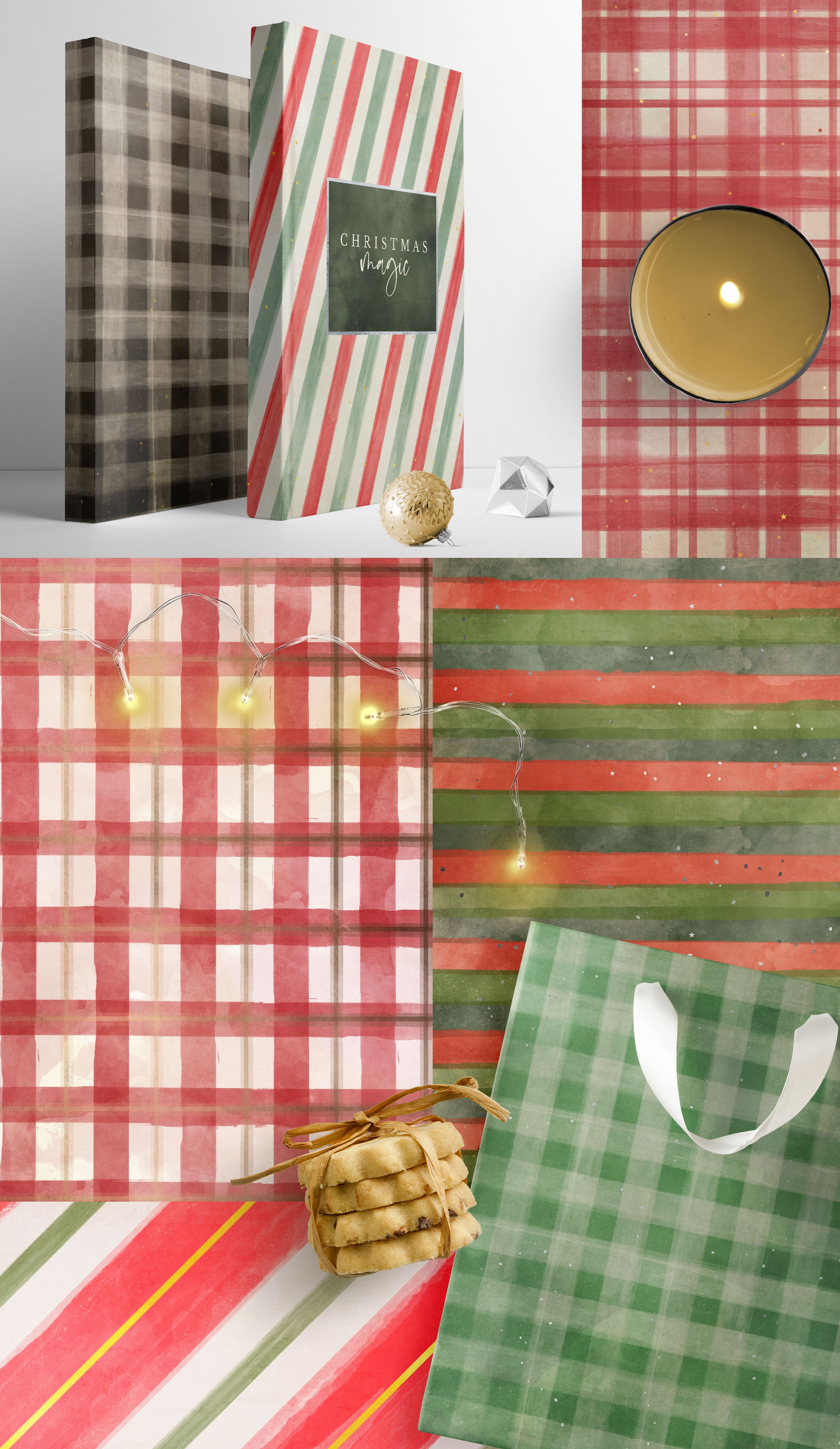 Classic Christmas Digital Papers