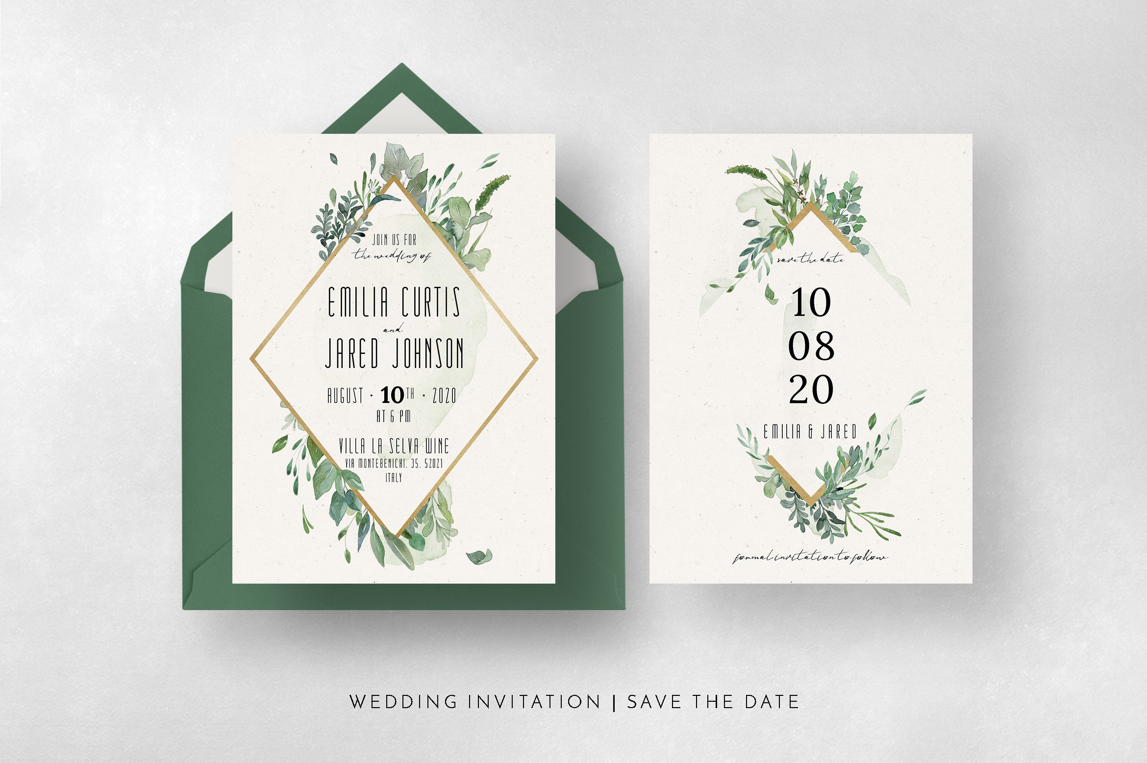Gold & Greenery Wedding Suite