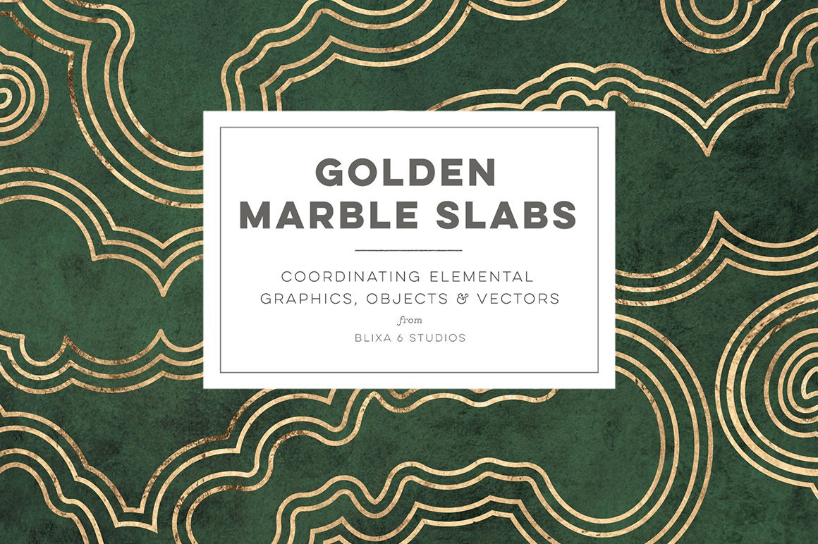 Golden Marble Slabs: Digital Graphics & Vectors