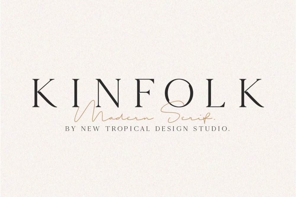 Kinfolk – Modern Serif Font