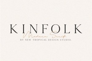 Kinfolk - Modern Serif Font