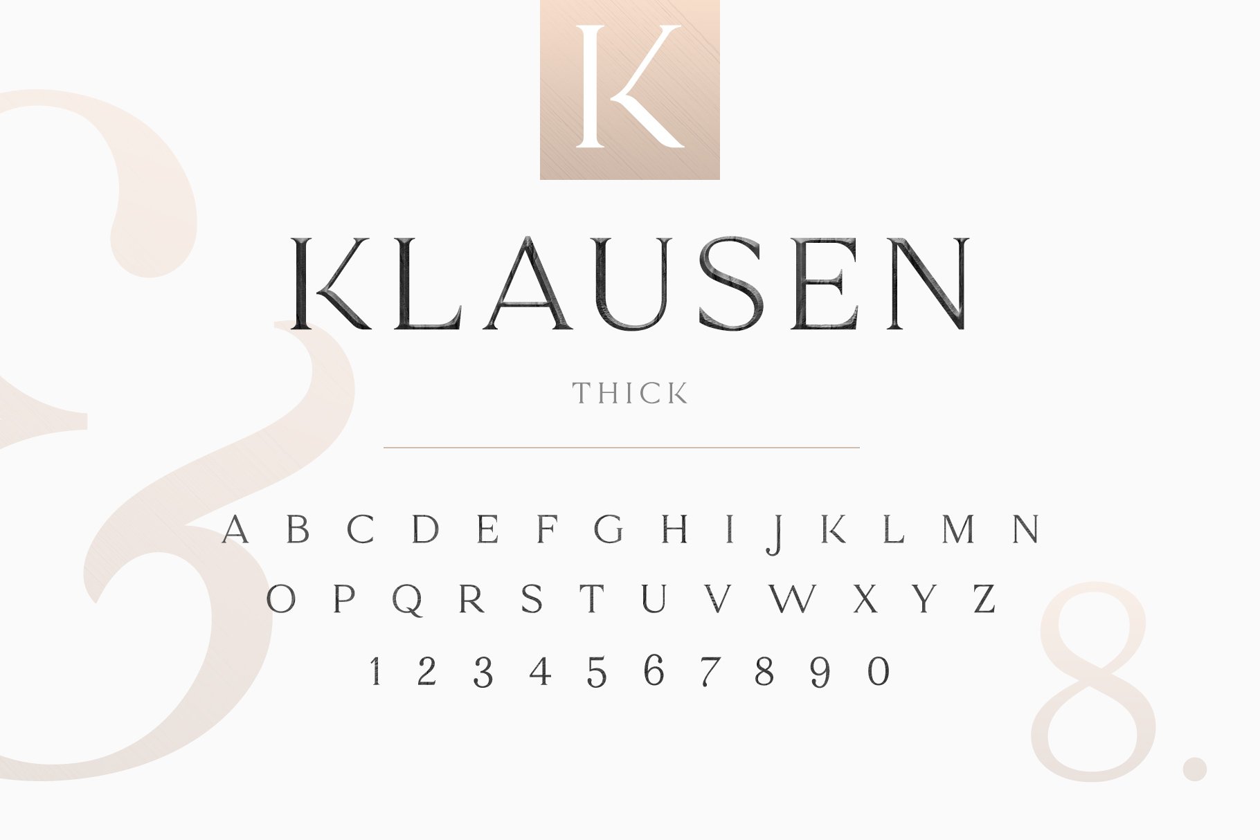 Klausen - Stylish All Caps Serif