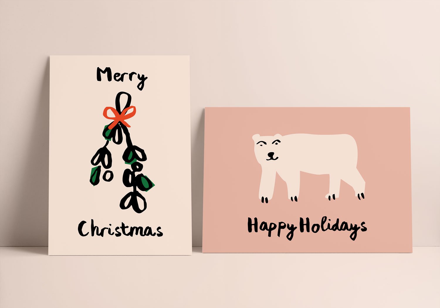 Joyous Christmas Card and Pattern Set