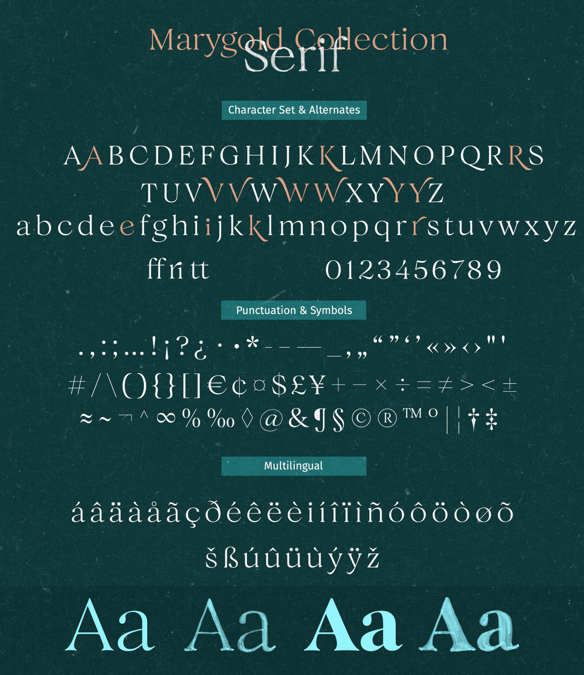 Marygold Font Duo Collection