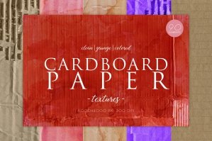 90 Cardboard Paper Textures