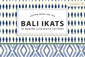 Bali Ikats - Modern Illustrated Patterns