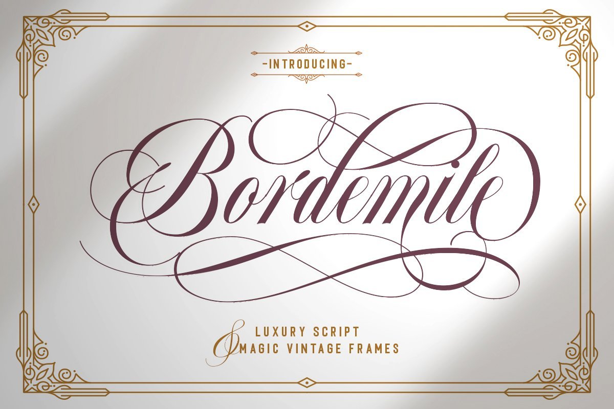 Bordemile - Luxury Script