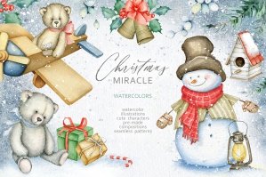 Christmas Miracle Watercolours