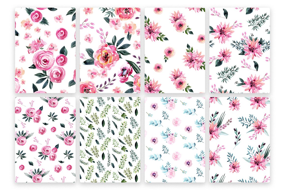 Floral Patterns Bundle Vol.2