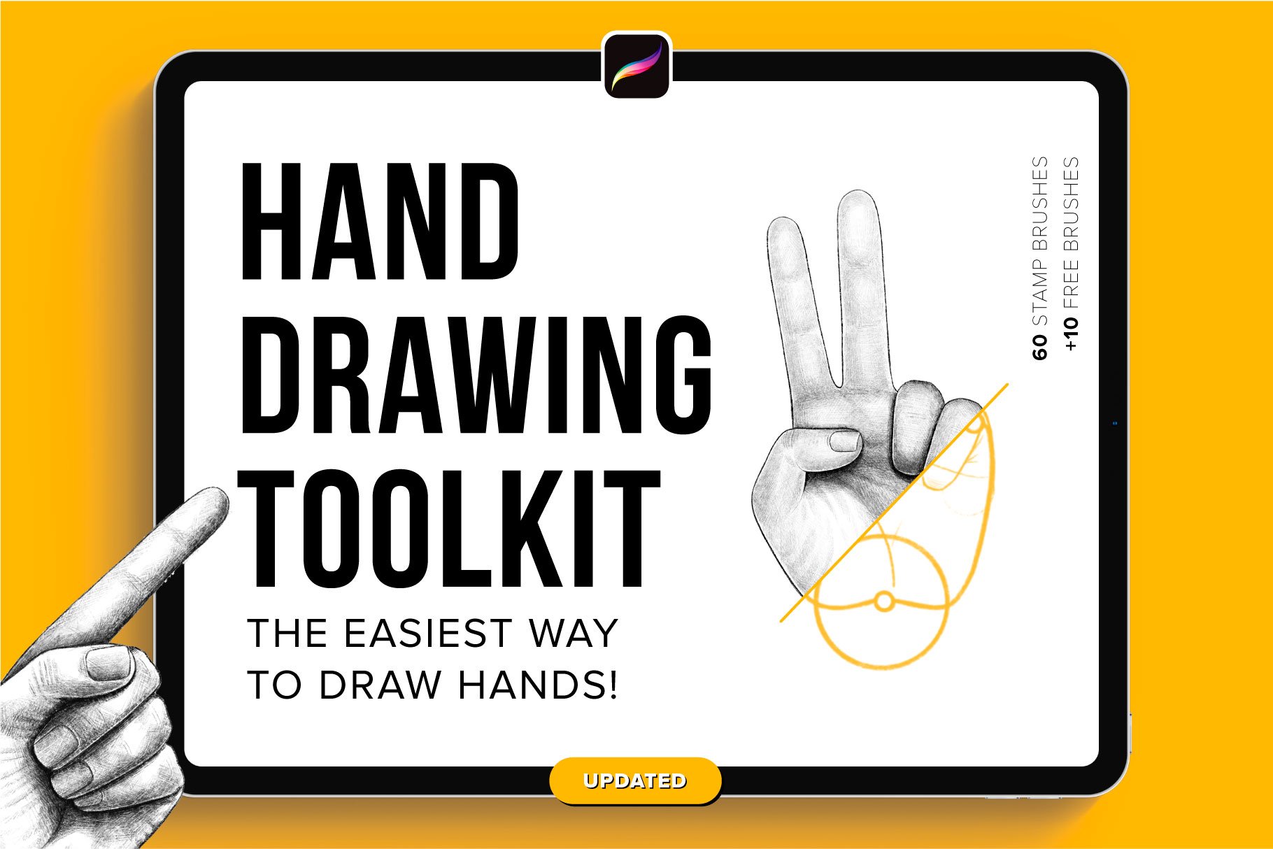Hand Drawing Toolkit for Procreate
