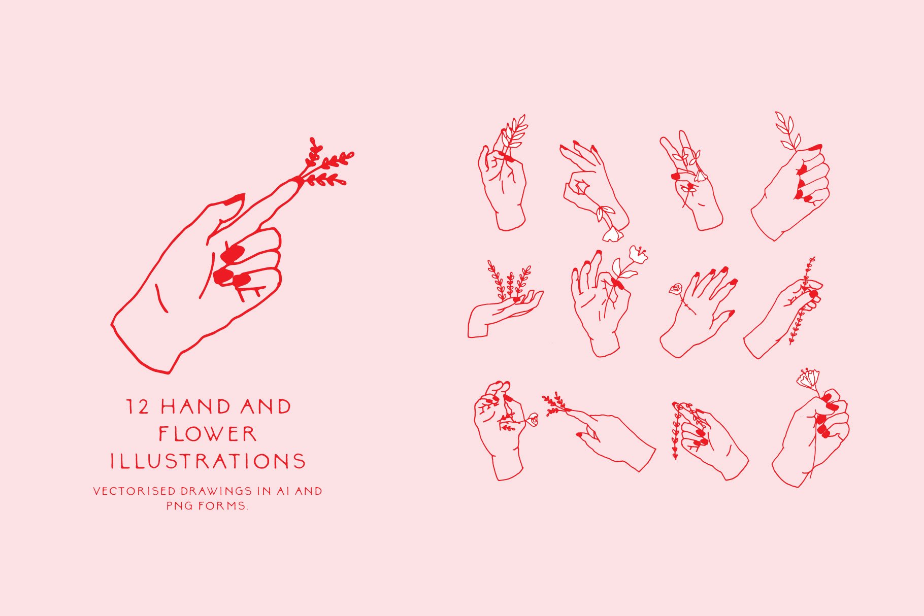 Hand to Hand Illustrations