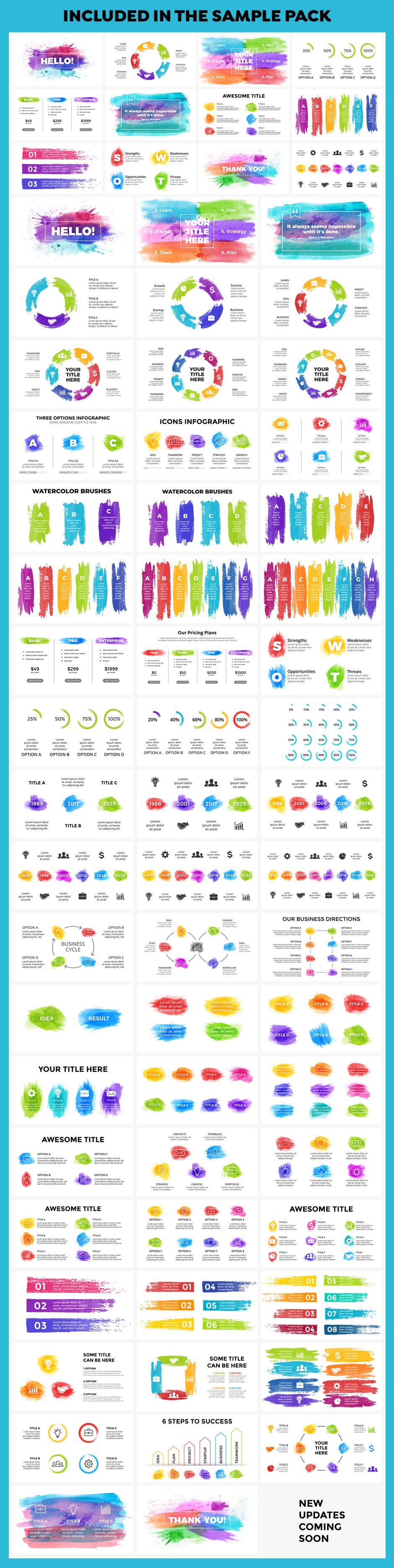 1600 Infographic Templates Sample
