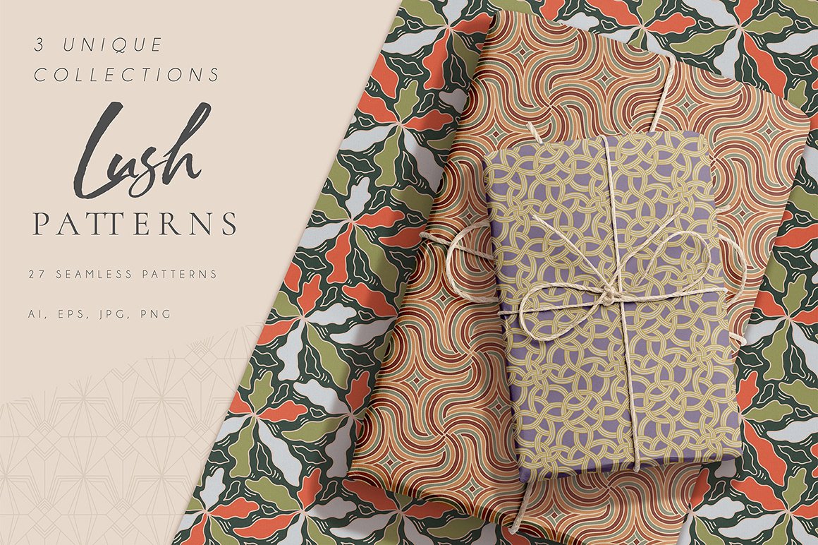 Lush Seamless Patterns Kit