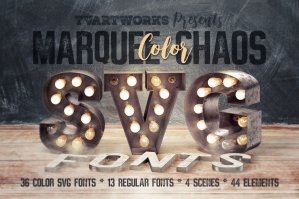 Marquee Chaos View - Color Fonts