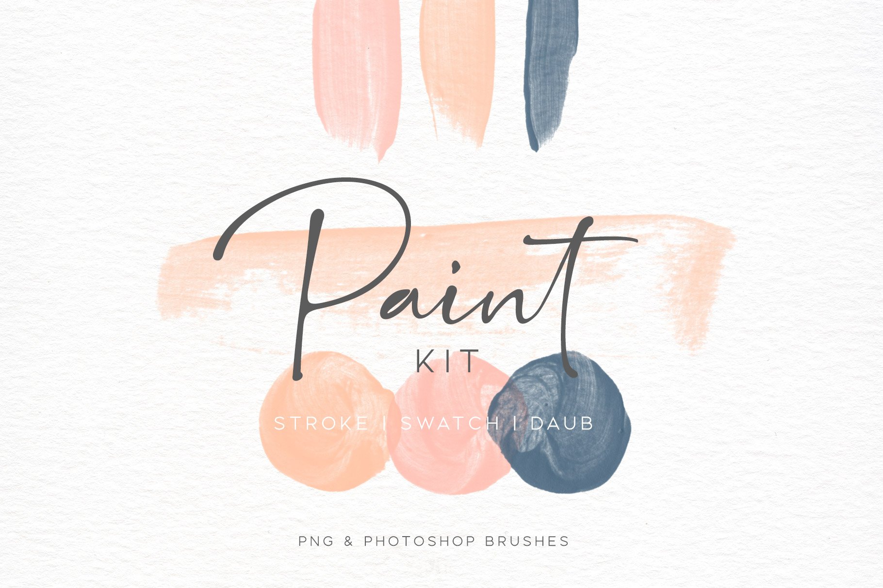 Paint Swatch and Daub Brush Kit