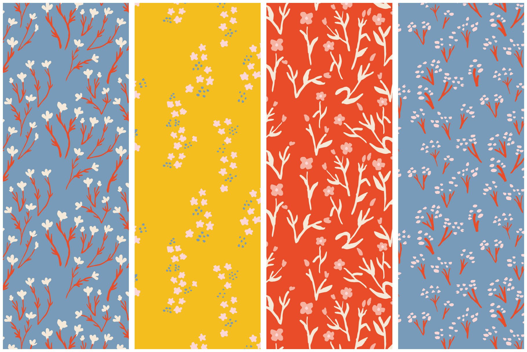 Painted Flower Patterns