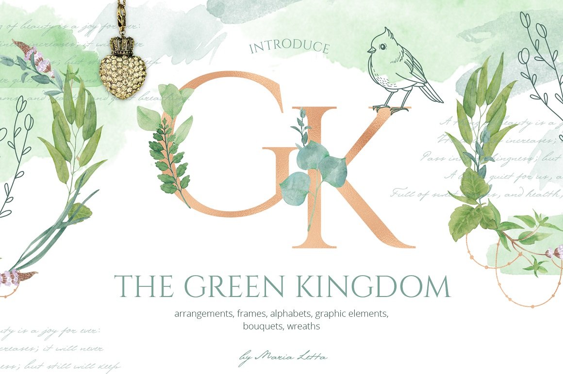 The Green Kingdom Graphic Set