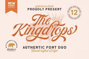 The Kingdrops - Font Duo & Logos