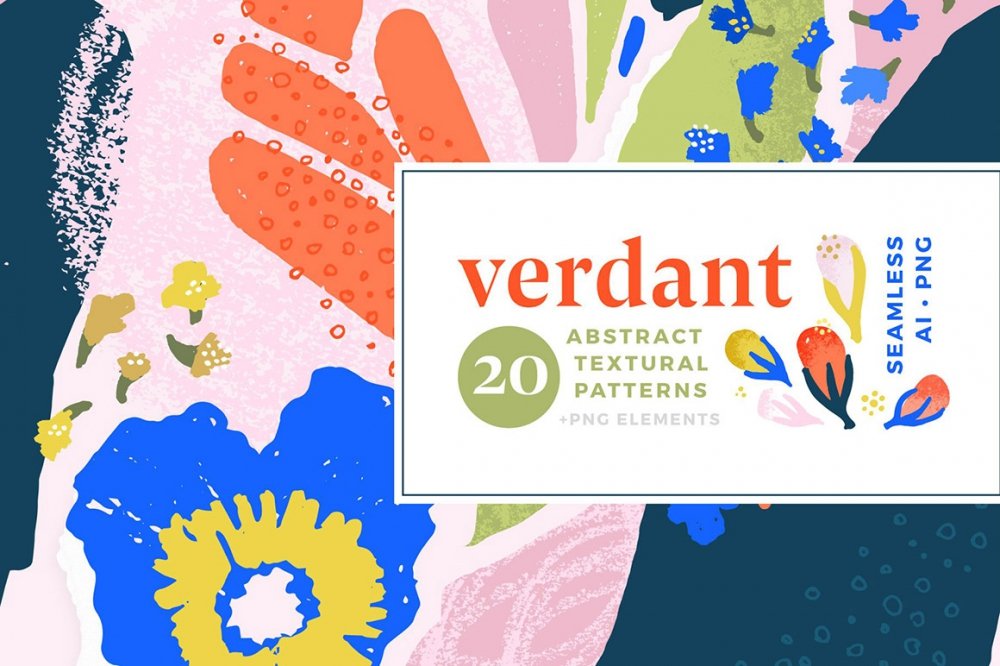 Verdant – Abstract Seamless Patterns