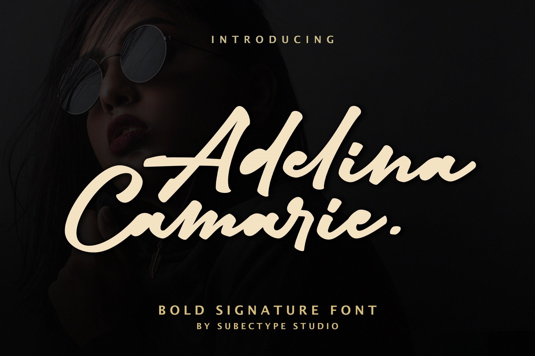 Adelina Camarie - Bold Signature Font