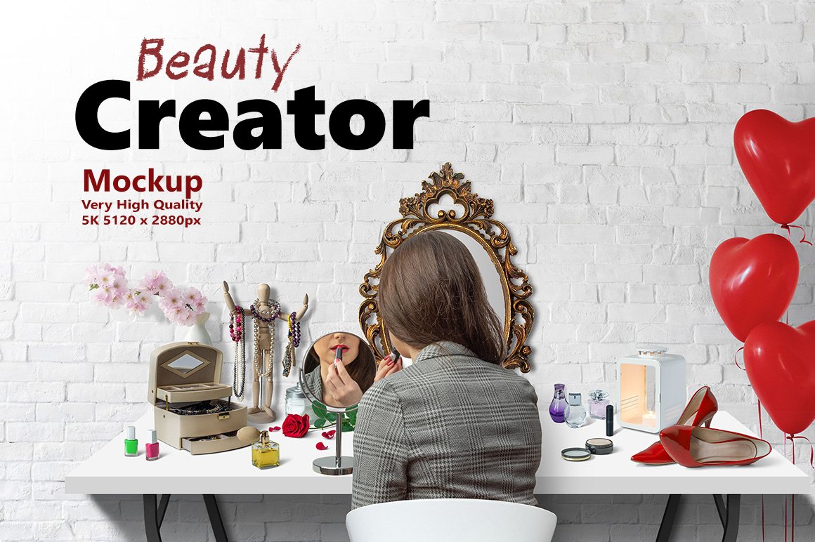 Beauty Creator 5K Mockup
