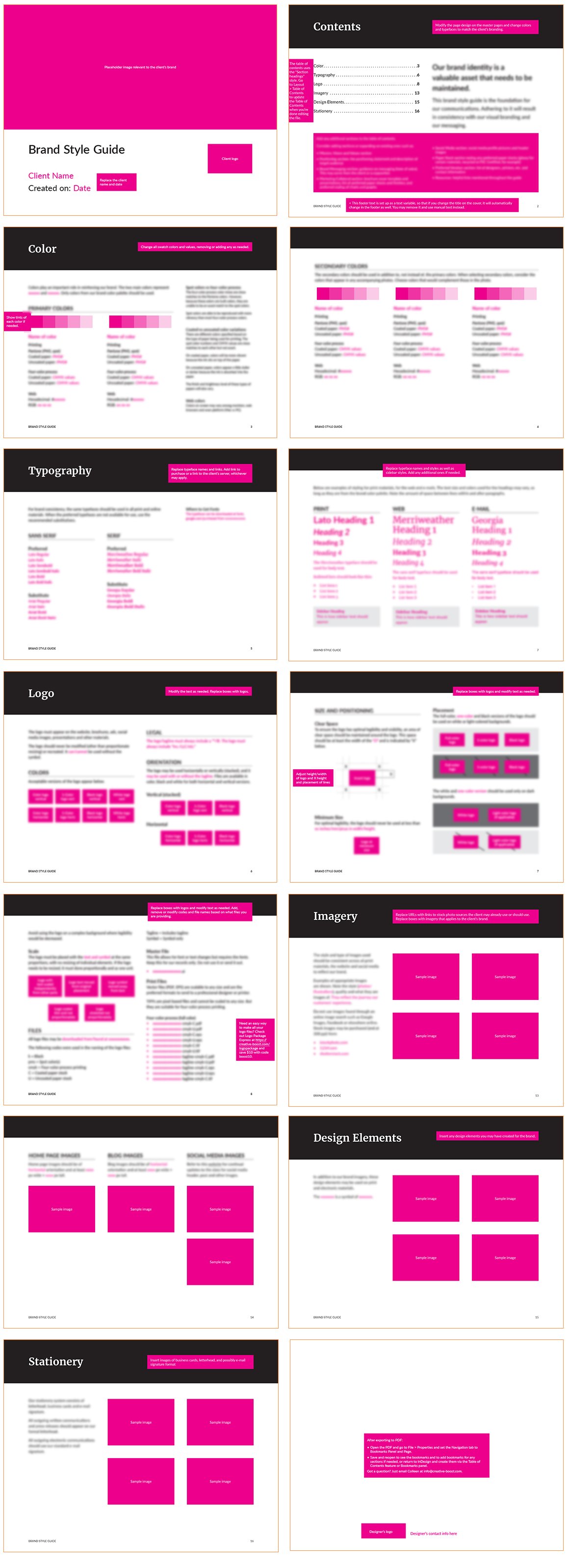 Brand Style Guide Template - Ultimate Version
