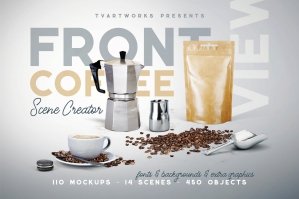 Coffee Scene Creator - Front View