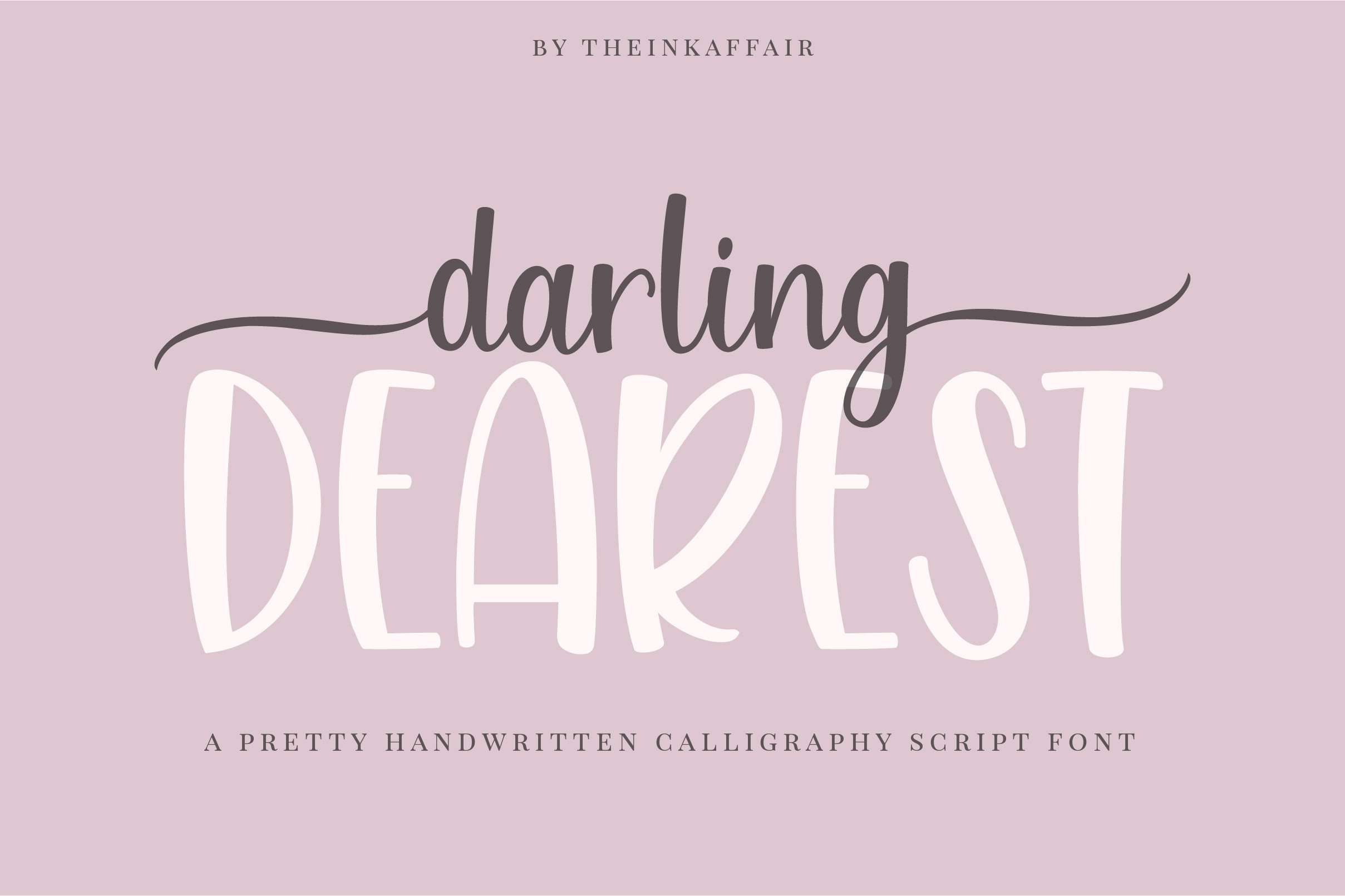 Darling Dearest Calligraphy Script Font