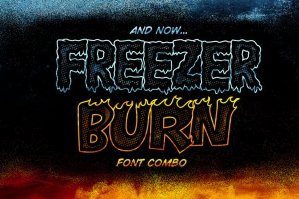 Freezer Burn Font Combo