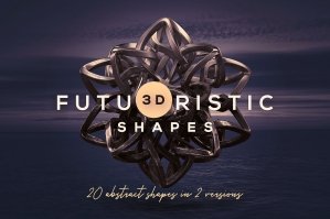 Futuristic 3D Shapes