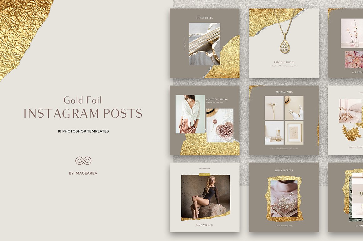 Gold Foil - Instagram Posts