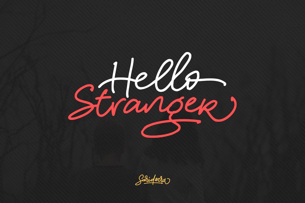 Hello Stranger - Handwritten Script