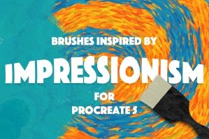 Impressionism Procreate 5 Brushes