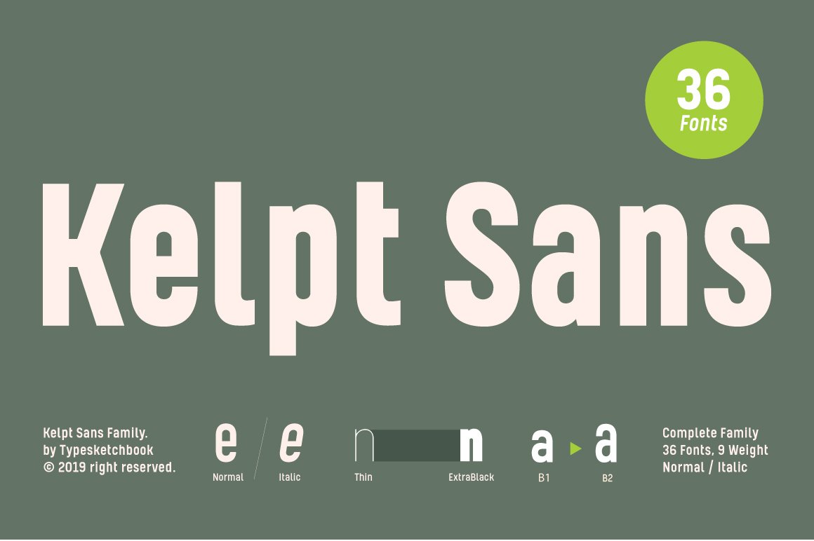 Kelp Sans Font