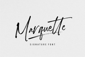 Marquette Signature Font