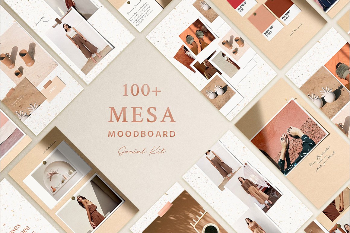 Mesa Moodboard - Social Kit