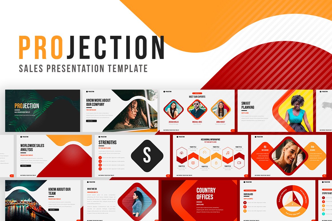 Projection Powerpoint Template