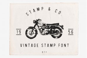 Stamp & Co - Vintage Stamp Font