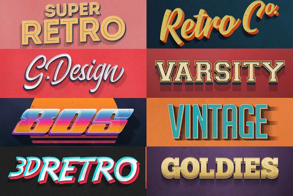 Vintage Text Effects Vol.7