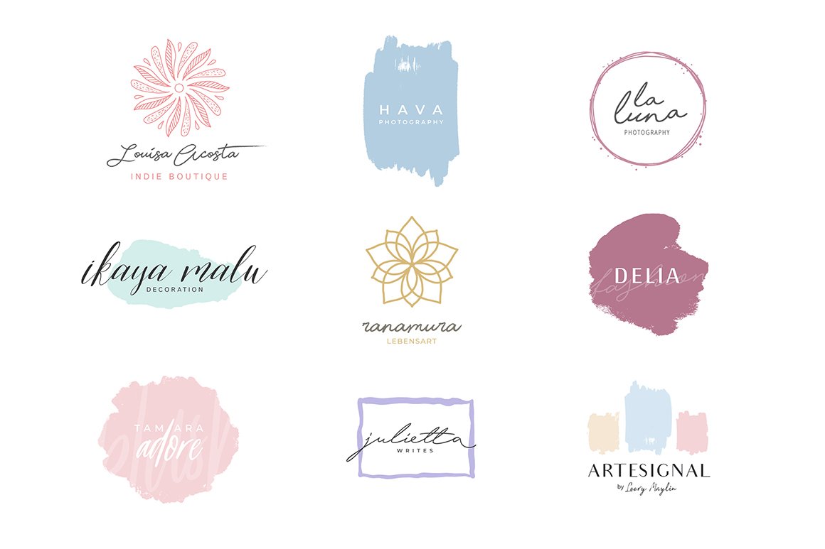 63 Feminine Logos - Señorita's Dream