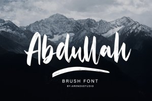 Abdullah - Handbrush Typeface